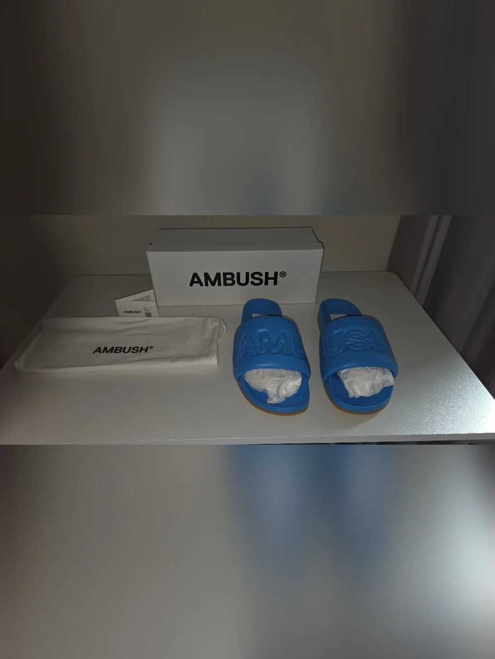 AMBUSH® Men's Blue Slide Sandals